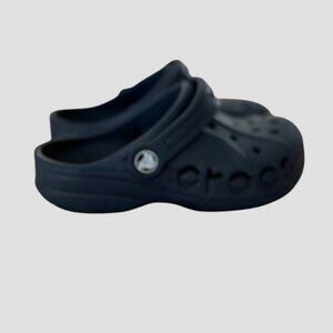 Crocs Baya Slip On Clogs Unisex C12 (Kids)‎ Navy Blue